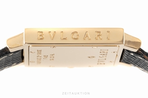 Bvlgari Quadrato 18 ct gold quartz Kal. 722 MBBI Ref. SQ29GL
