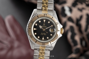 Tudor Lady-Sub steel / gold automatic Kal. ETA 2671 Ref. 96093