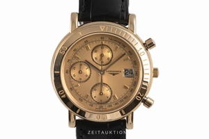 Longines * chronograph 18 ct red gold automatic Kal. L685.2 Ref. 1301.32