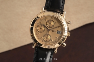 Longines * chronograph 18 ct red gold automatic Kal. L685.2 Ref. 1301.32