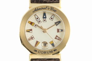 Corum Admirals Cup 18 ct gold quartz Ref. 39.930.56