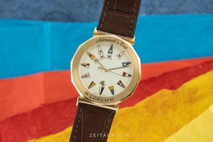 Corum Admirals Cup 18 ct gold quartz Ref. 39.830.56