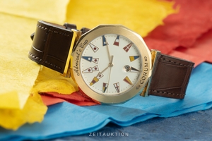Corum Admirals Cup 18 ct gold quartz Ref. 39.830.56