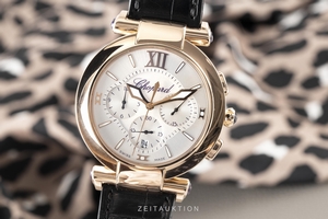 Chopard Imperiale chronograph 18 ct red gold automatic Kal. 1185 Ref. 384211-5001, 4211
