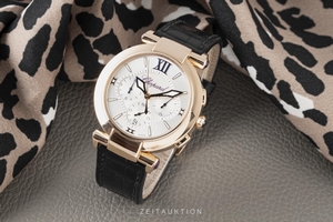 Chopard Imperiale chronograph 18 ct red gold automatic Kal. 1185 Ref. 384211-5001, 4211