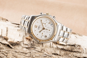 Ebel 1911 chronograph steel / gold automatic Kal. 137 Ref. E1137240
