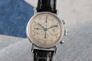 Chronoswiss Chronometer Chronograph chronograph steel automatic Kal. 754 ETA Ref. CH7523