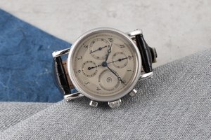 Chronoswiss Chronometer Chronograph chronograph steel automatic Kal. 754 ETA Ref. CH7523