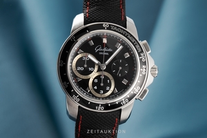 Glashutte Original Sport Evolution chronograph steel automatic Kal. GUB 39 Ref. 1-39-31-43-03-14