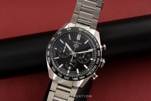 Tag Heuer Carrera chronograph steel automatic Kal. Heuer 02 Ref. CBN2A1B