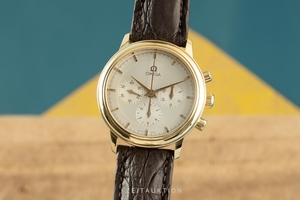 Omega De Ville chronograph 18 ct gold manual winding Kal. 861 Ref. 4640.31.00, 345.0050,145.0050 VINTAGE