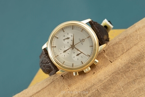 Omega De Ville chronograph 18 ct gold manual winding Kal. 861 Ref. 4640.31.00, 345.0050,145.0050 VINTAGE