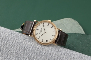 Patek Philippe Calatrava 18 ct gold manual winding Kal. 177 Ref. 3520/D