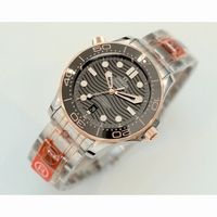 Seamaster Diver 300M 1:1 Best Edition Black Ceramic Black Dial SS Bracelet ORF A8800