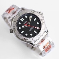 Seamaster Diver 300M Nekton  1:1 Best Edition Black Dial SS Bracelet ORF A8806