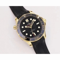 Seamaster Diver 300M YG 007 James Bond 1:1 Best Edition Black Rubber Strap ORF A8807
