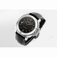 PAM914 SS 1:1 Best Edition Black Leather Strap Strap HWF A6497