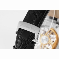 Royal Oak 41mm 15500 SS Grey&White&Blue&Black Leather Strap BF MY9015