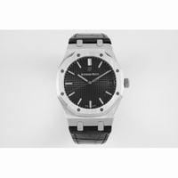 Royal Oak 41mm 15500 SS Grey&White&Blue&Black Leather Strap BF MY9015