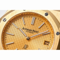 Royal Oak Jumbo 15202 YG/YG Gold&Blue Dials BF A2121