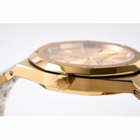 Royal Oak Jumbo 15202 YG/YG Gold&Blue Dials BF A2121