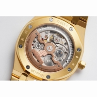 Royal Oak Jumbo 15202 YG/YG Gold&Blue Dials BF A2121