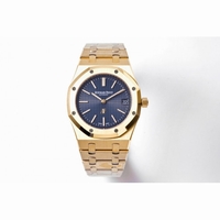 Royal Oak Jumbo 15202 YG/YG Gold&Blue Dials BF A2121