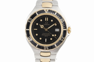 Omega Seamaster steel / gold quartz Ref. 396.1042.1