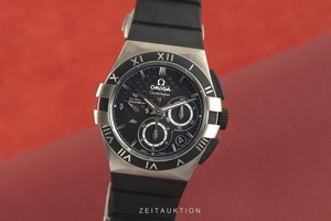 Omega Constellation chronograph titanium automatic Kal. 3313 Ref. 121.92.35.50.01.001, 778.1202