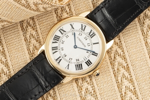 Cartier Ronde Solo 18 ct gold quartz Kal. 115A Ref. W6700455, 2988