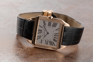 Cartier Santos Dumont 18 ct red gold manual winding Kal. 430MC Ref. 2650