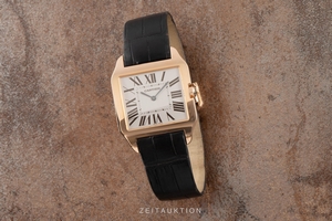 Cartier Santos Dumont 18 ct red gold manual winding Kal. 430MC Ref. 2650