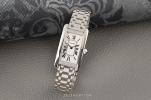 Cartier Tank Americaine 18 ct white gold quartz Kal. 157 Ref. W26019L1, 1713