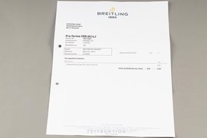 Breitling Navitimer chronograph steel automatic Kal. B03 Ref. AB0310