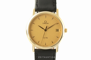 Omega De Ville 18 ct gold quartz Kal. 1432 Ref. 196.2432
