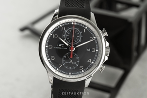 IWC Portugieser chronograph steel automatic Kal. C.89361 Ref. IW390210