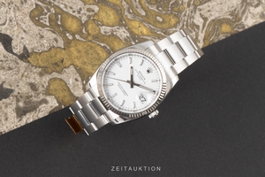 Rolex Oyster Perpetual steel / white gold automatic Kal. 3135 Ref. 115234