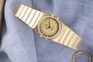 Omega Constellation 18 ct gold quartz Kal. 1450 Ref. 695.001