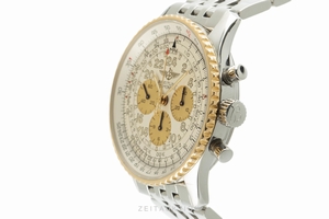 Breitling Navitimer Cosmonaute chronograph steel / gold manual winding Ref. D12022
