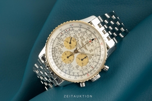 Breitling Navitimer Cosmonaute chronograph steel / gold manual winding Ref. D12022