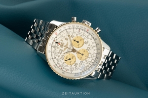 Breitling Navitimer Cosmonaute chronograph steel / gold manual winding Ref. D12022