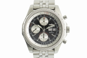 Breitling Bentley chronograph steel automatic Kal. B13 Ref. A13363