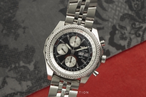 Breitling Bentley chronograph steel automatic Kal. B13 Ref. A13363
