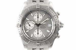 Breitling Crosswind chronograph steel automatic Kal. B13 Ref. A13355