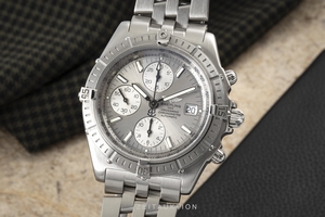 Breitling Crosswind chronograph steel automatic Kal. B13 Ref. A13355