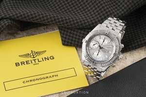 Breitling Crosswind chronograph steel automatic Kal. B13 Ref. A13355