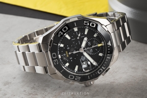 Tag Heuer Aquaracer chronograph steel automatic Kal. 16 Ref. CAY211A-0