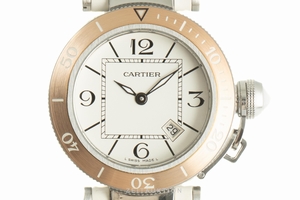 Cartier Pasha steel / gold quartz Kal. 688 Ref. 3025