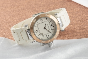 Cartier Pasha steel / gold quartz Kal. 688 Ref. 3025