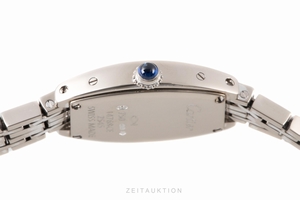 Cartier Tonneau 18 ct white gold quartz Kal. 028 Ref. 2545